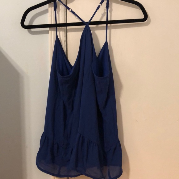Forever 21 Blue Spaghetti Strap Blouse ! - Picture 3 of 4